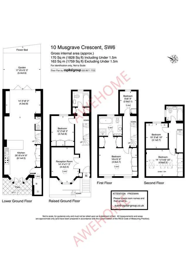 倫敦租房Musgrave Crescent 5B