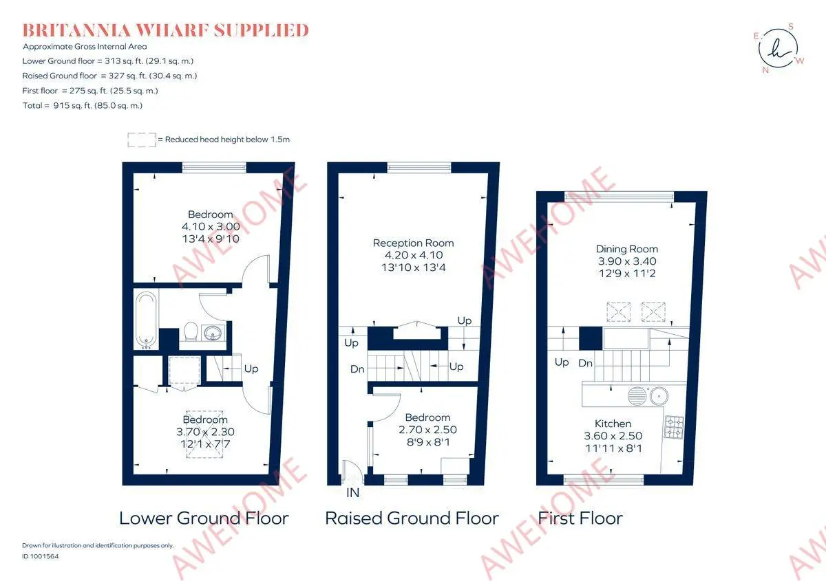 倫敦租房Baldwin Terrace Islington N1 3B