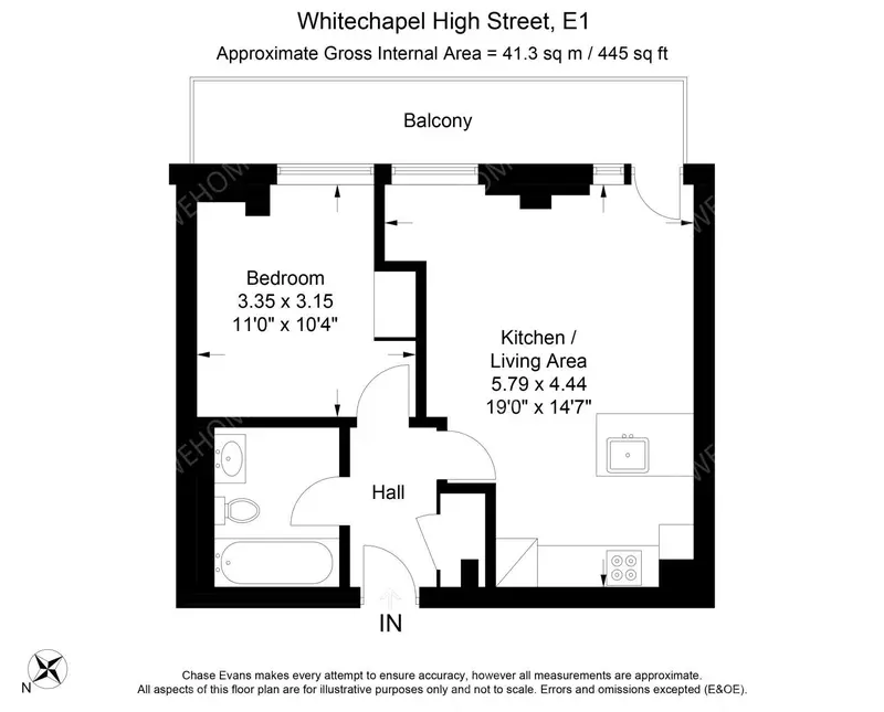 倫敦租房Whitechapel High Street 1B