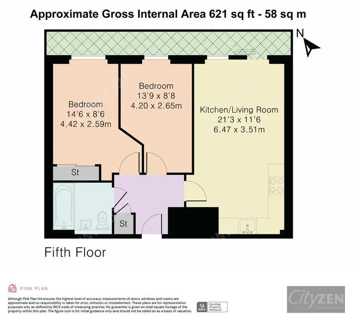 倫敦租房The Cubix Apartments 2B