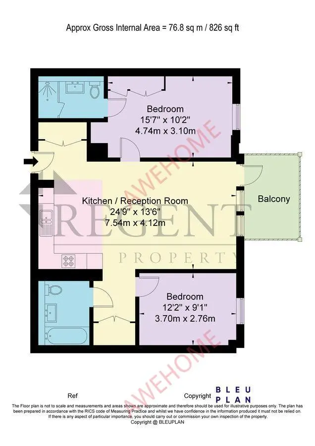 倫敦租房Tryon House 2B