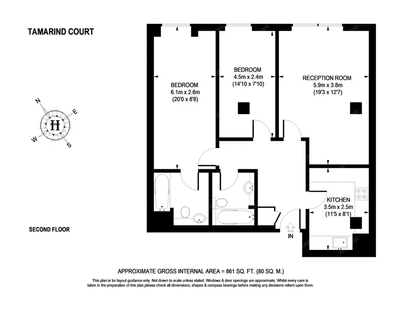 倫敦租房Tamarind Court 2B
