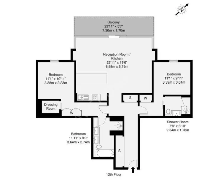 倫敦租房Merano Residences 2B