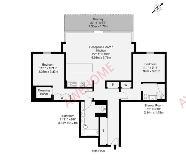 倫敦租房Merano Residences 2B