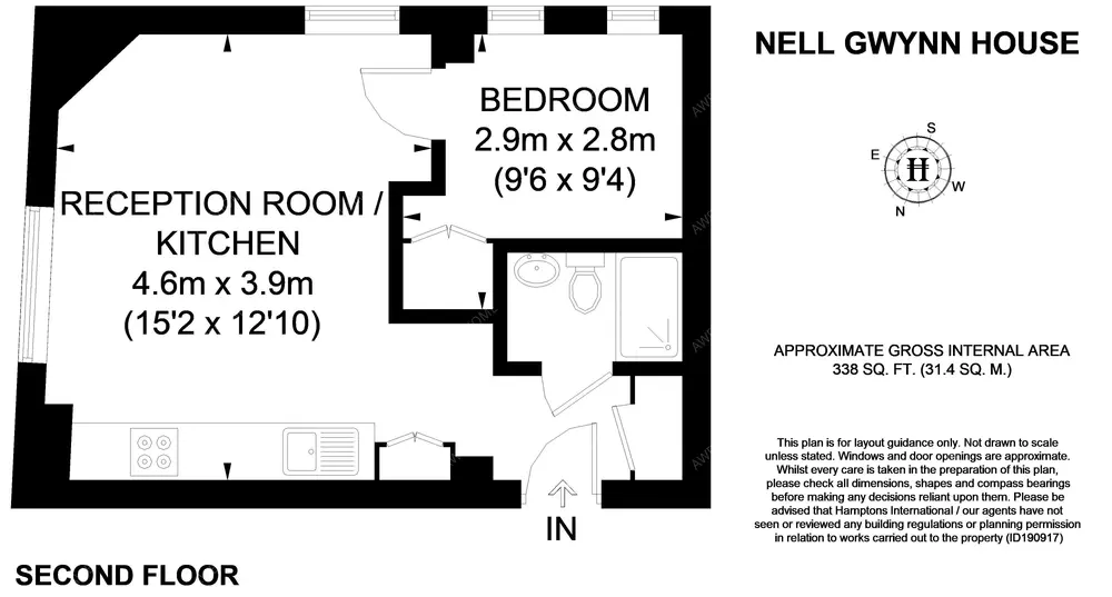 倫敦租房Nell Gwynn House 1B
