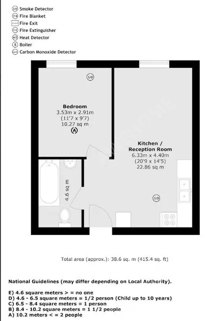 倫敦租房Bath House 1B