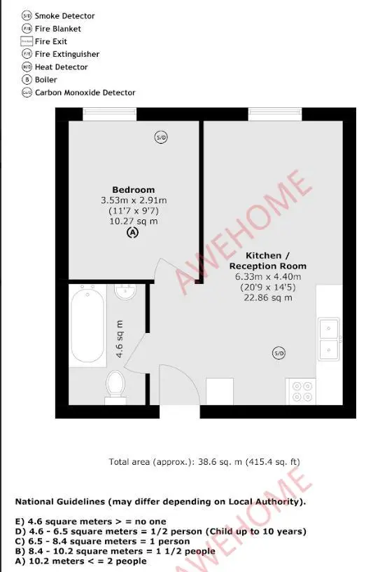 倫敦租房Bath House 1B
