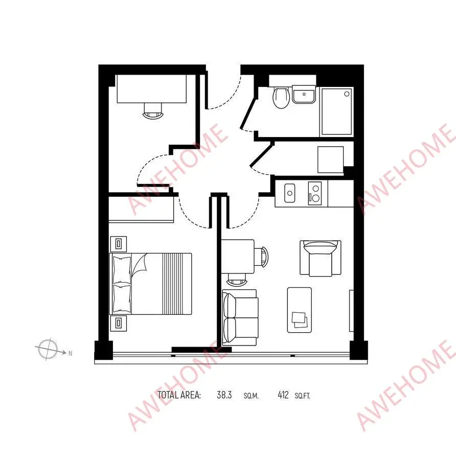 倫敦租房Laporte Way 1B