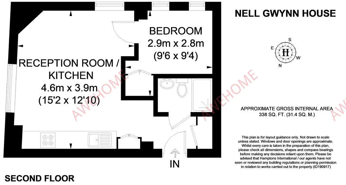 倫敦租房Nell Gwynn House 1B