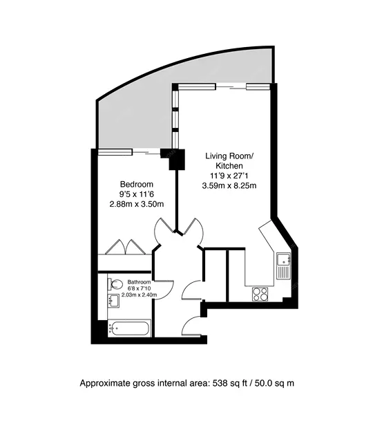 倫敦租房Jellicoe House 1B