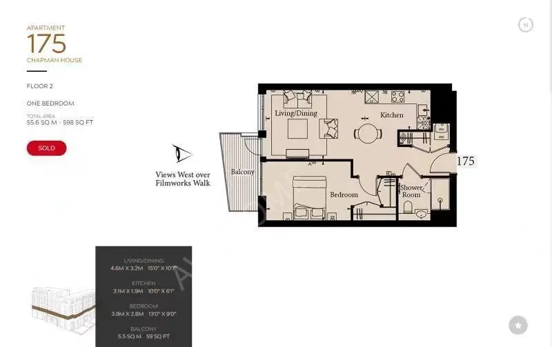 倫敦租房Chapman House 1B