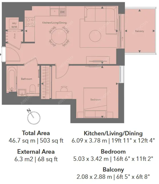 倫敦租房Barnacle House 1B
