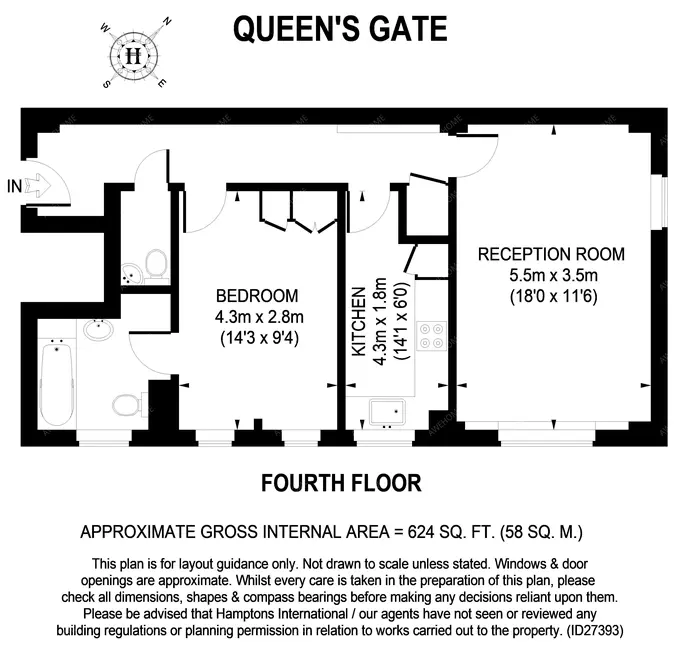 倫敦租房Queenx27s Gate 1B