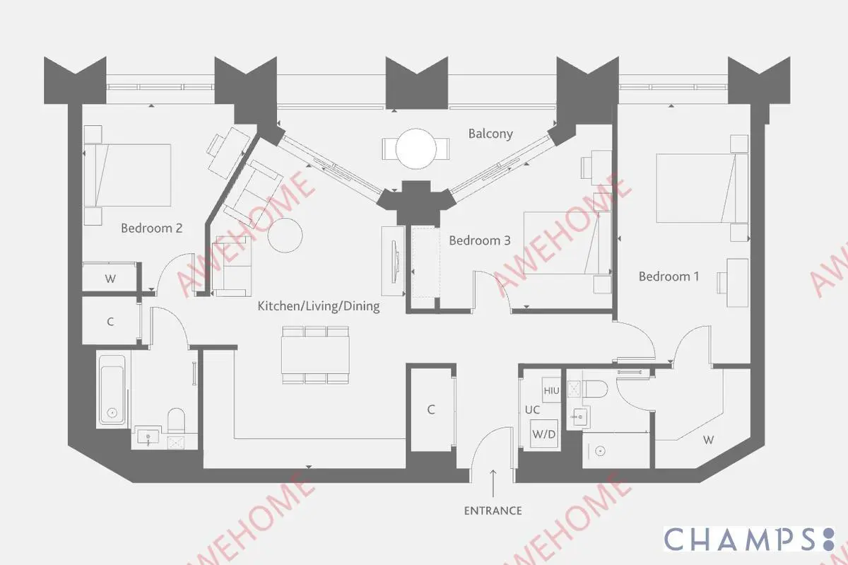 倫敦租房30 Ponton Road SW11 3B