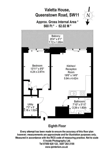 倫敦租房Valetta House 1B