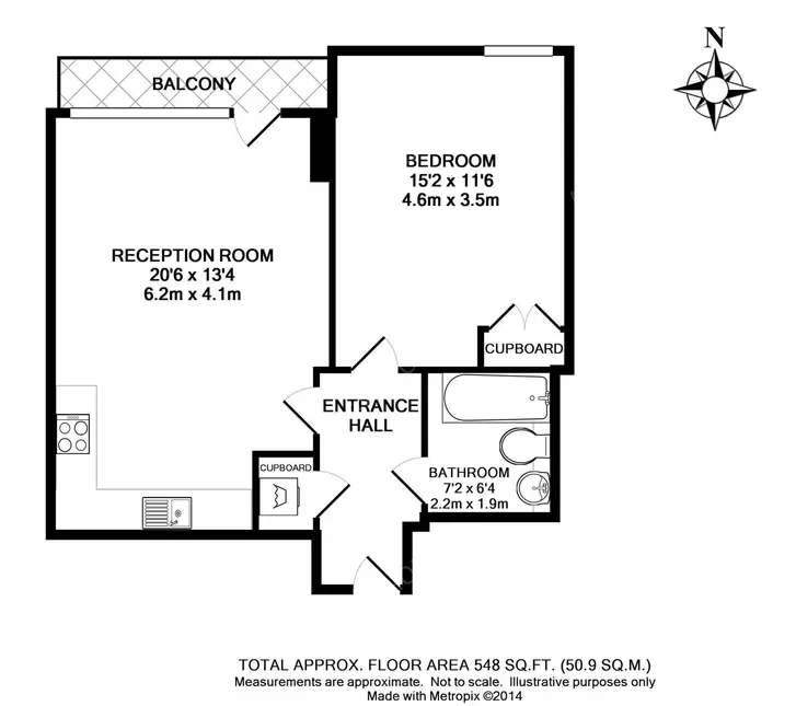 倫敦租房Denison House 1B