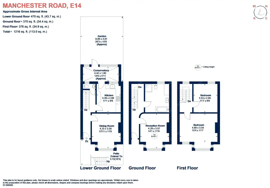 倫敦租房Manchester Road E14 3B