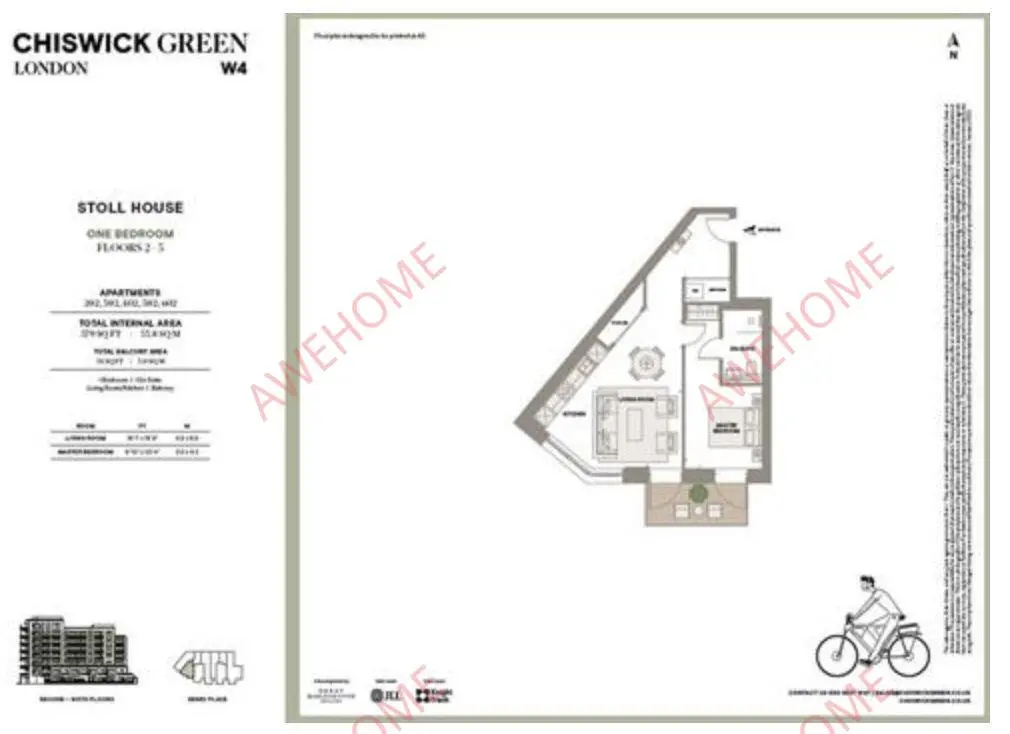 倫敦租房Stoll House 1B