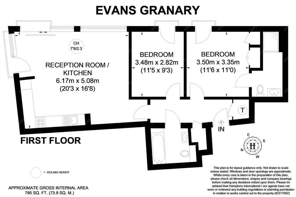 倫敦租房Evans Granary 2B