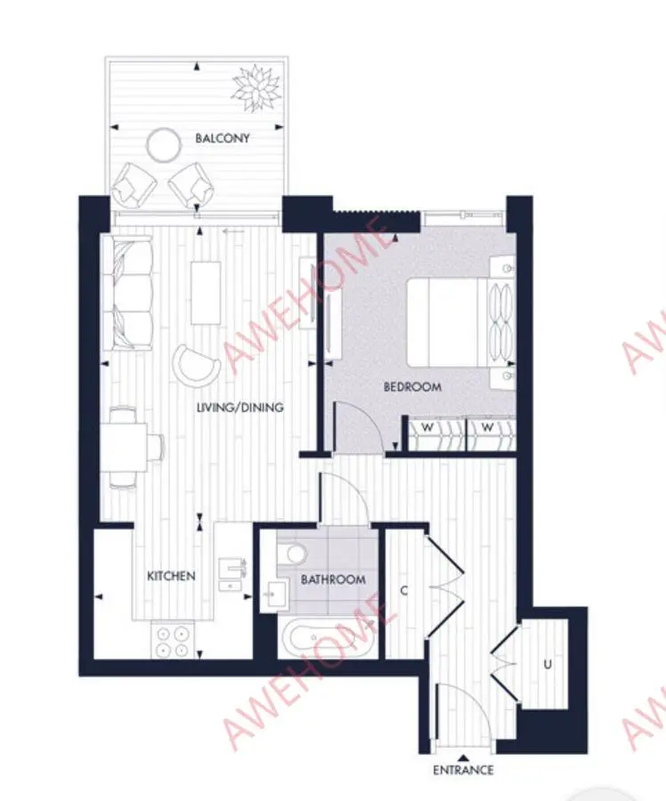 倫敦租房Darwin House 1B