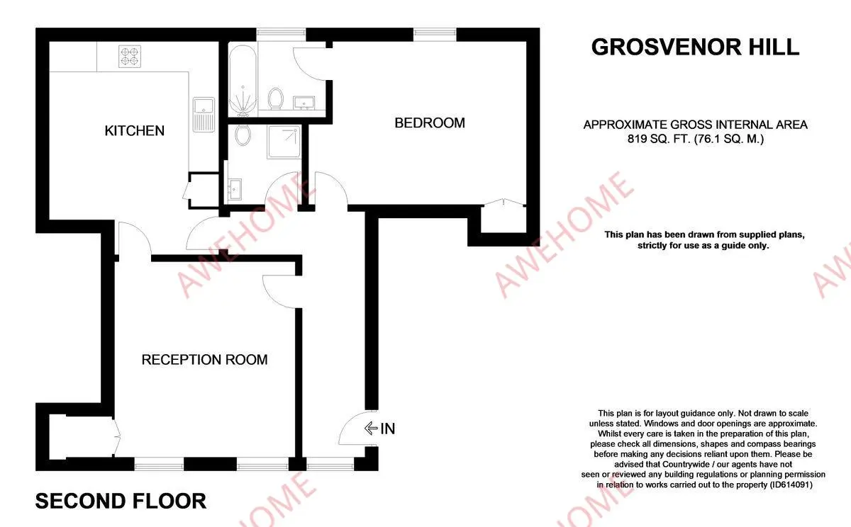 倫敦租房Grosvenor Hill 1B