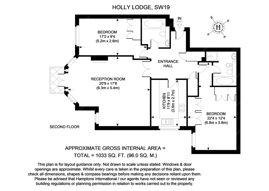 LondonBNB Rentals[BNB]Wimbledon Hill Road 2B