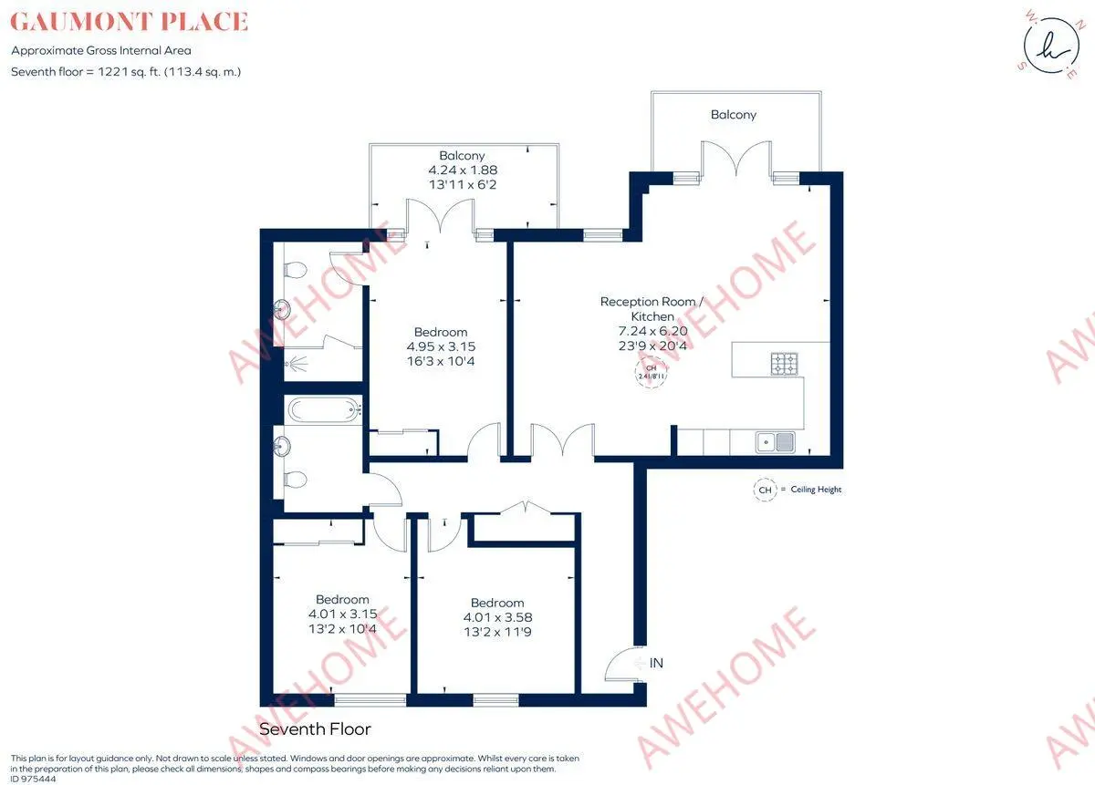 倫敦租房Gaumont Place 3B