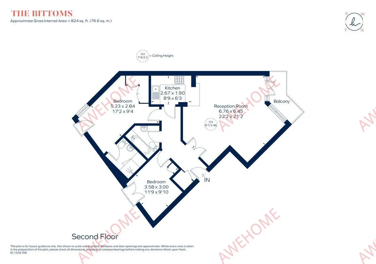 倫敦租房The Bittoms 2B