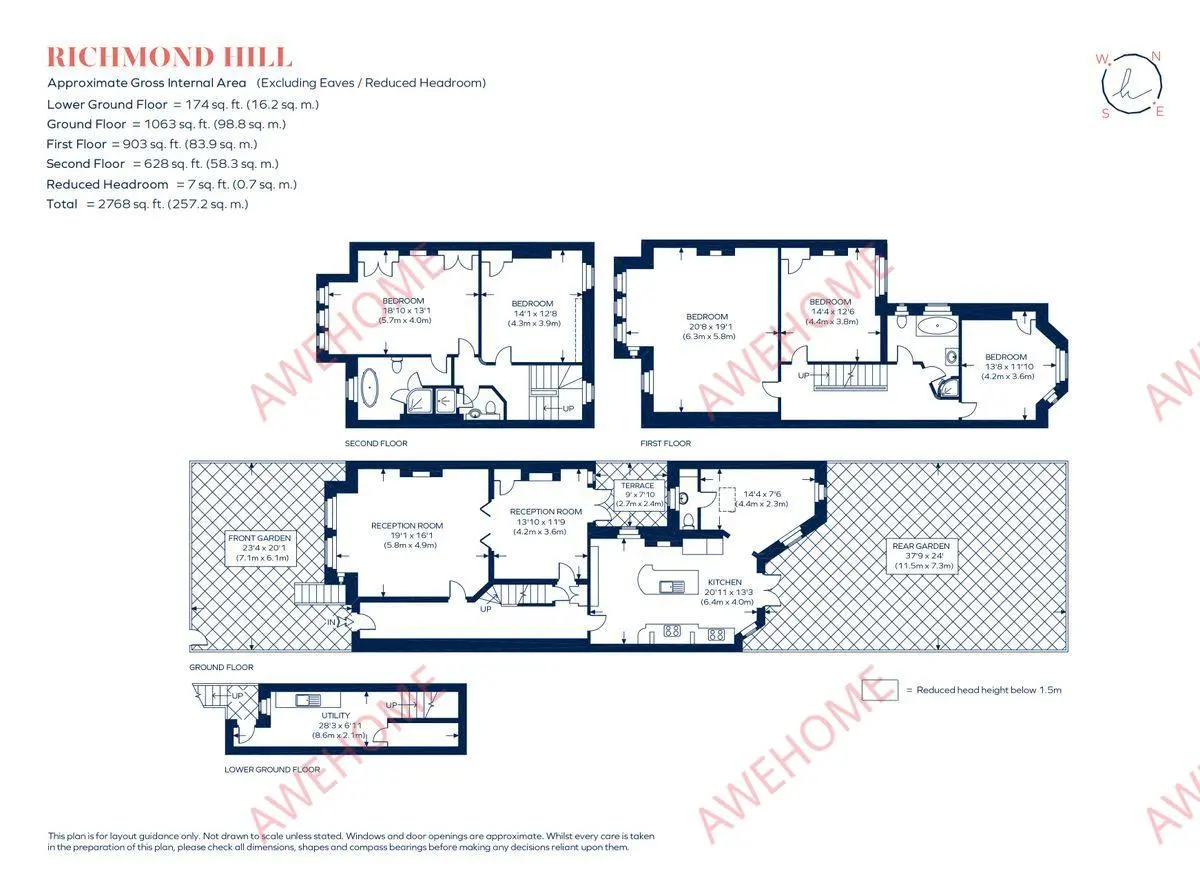 倫敦租房Richmond Hill 5B