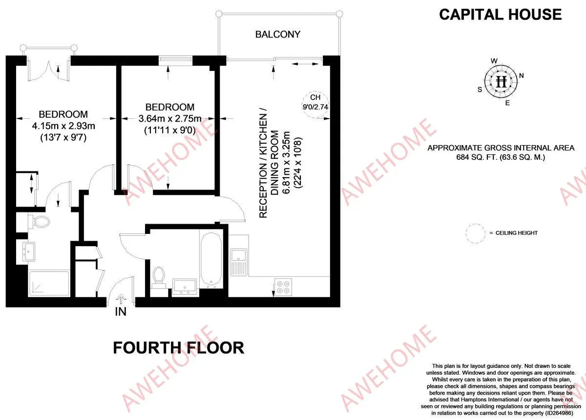 倫敦租房Plaza Gardens 2B