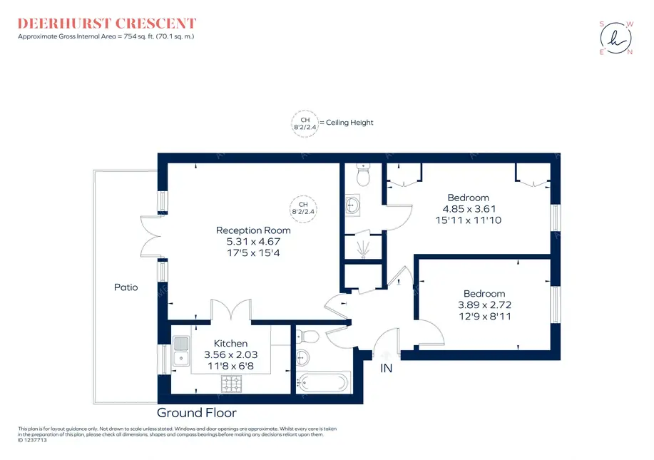 倫敦租房Deerhurst Crescent 2B