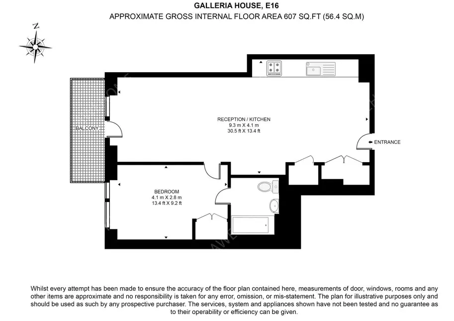 倫敦租房Western Gateway 1B