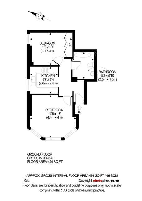 倫敦租房Fordwych Road 1B