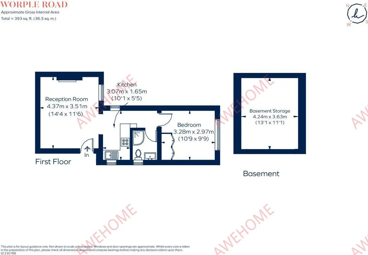 倫敦租房Worple Road 1B