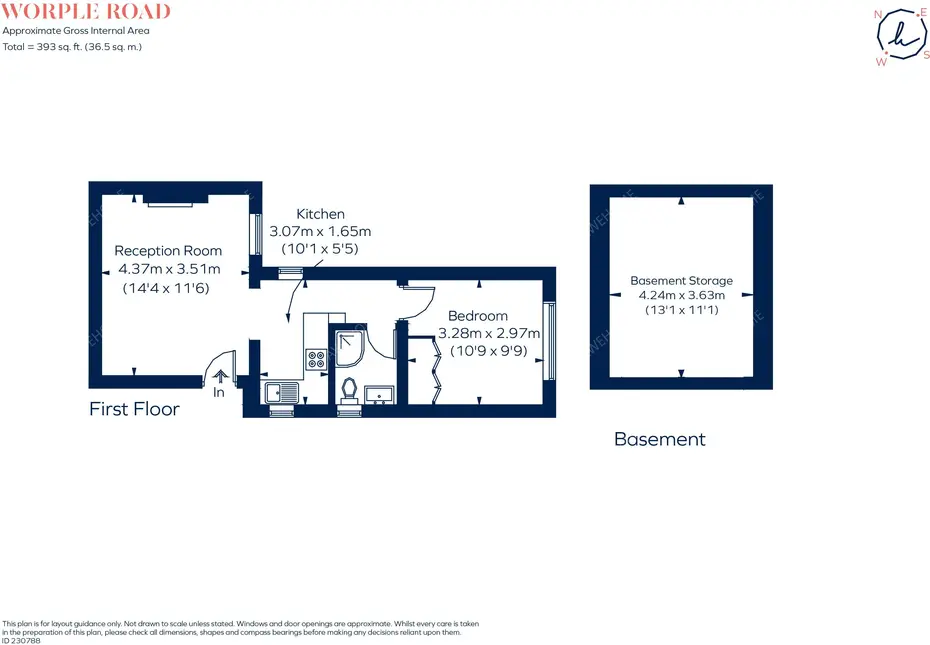 倫敦租房Worple Road 1B