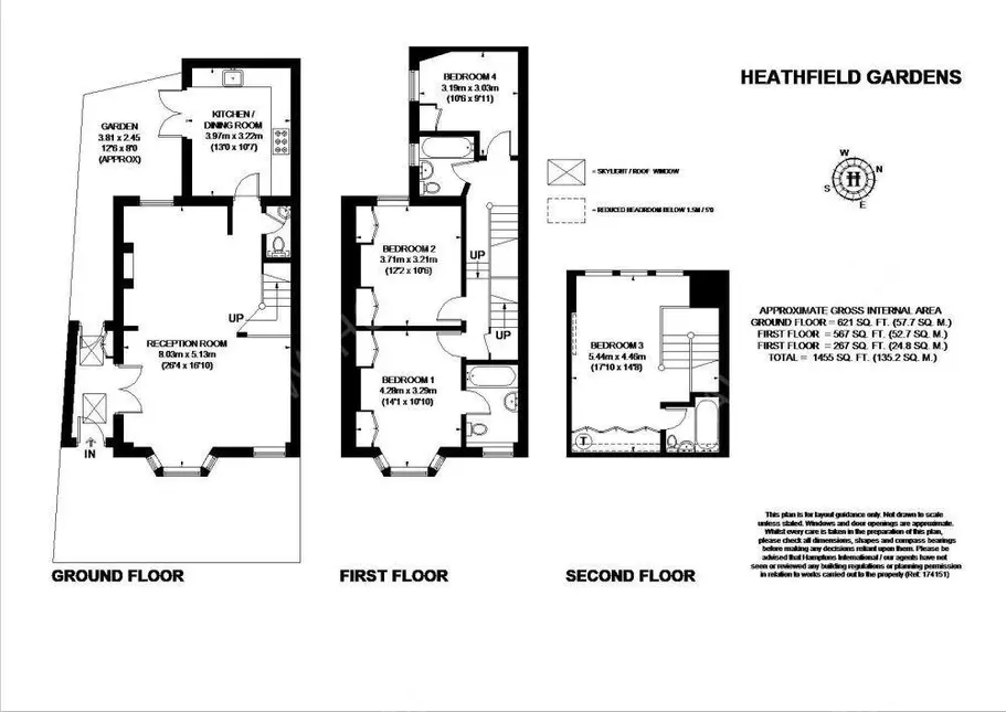 倫敦租房Heathfield Gardens 4B