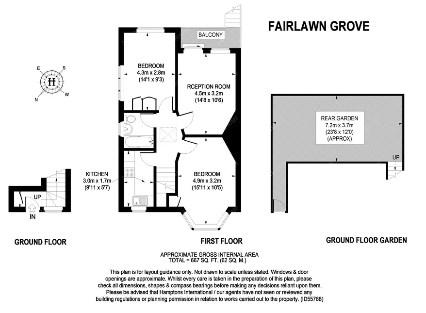 倫敦租房Fairlawn Grove 2B