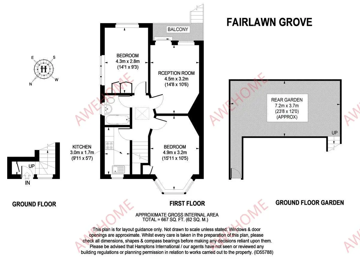 倫敦租房Fairlawn Grove 2B