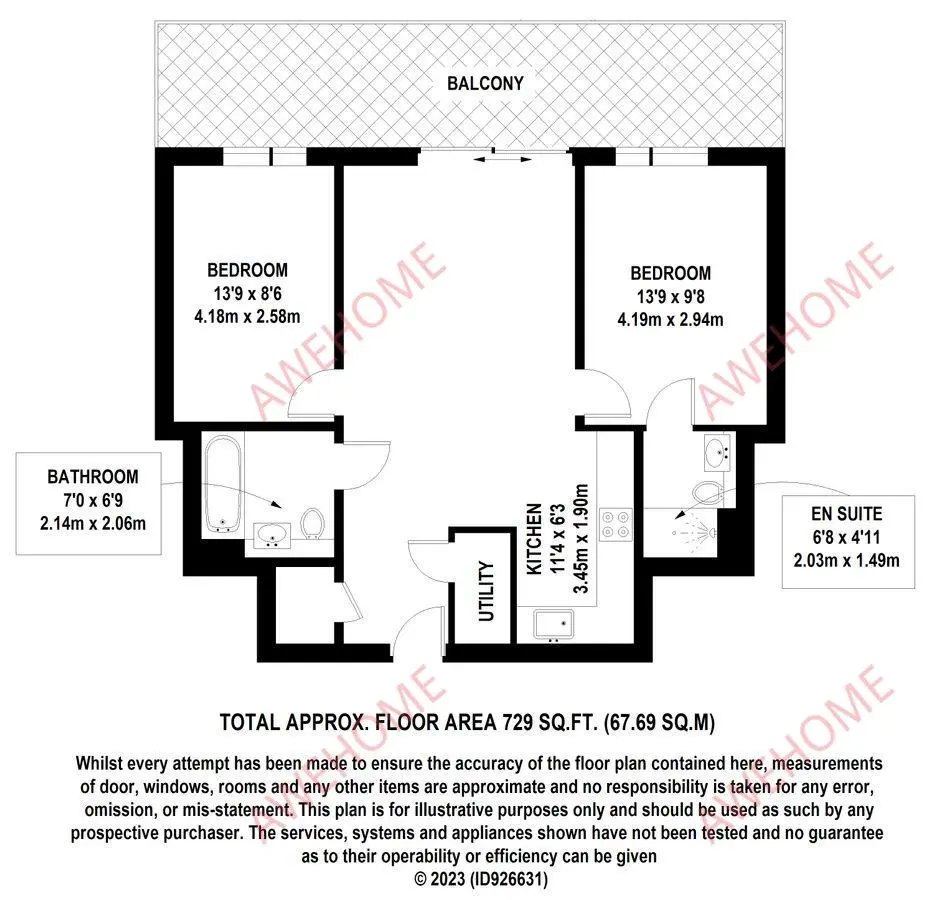 倫敦租房Shearwater Drive 2B