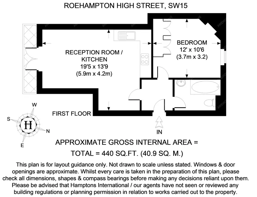 倫敦租房Roehampton High Street SW15 1B