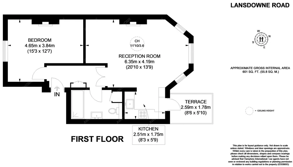 倫敦租房Lansdowne Road 1B
