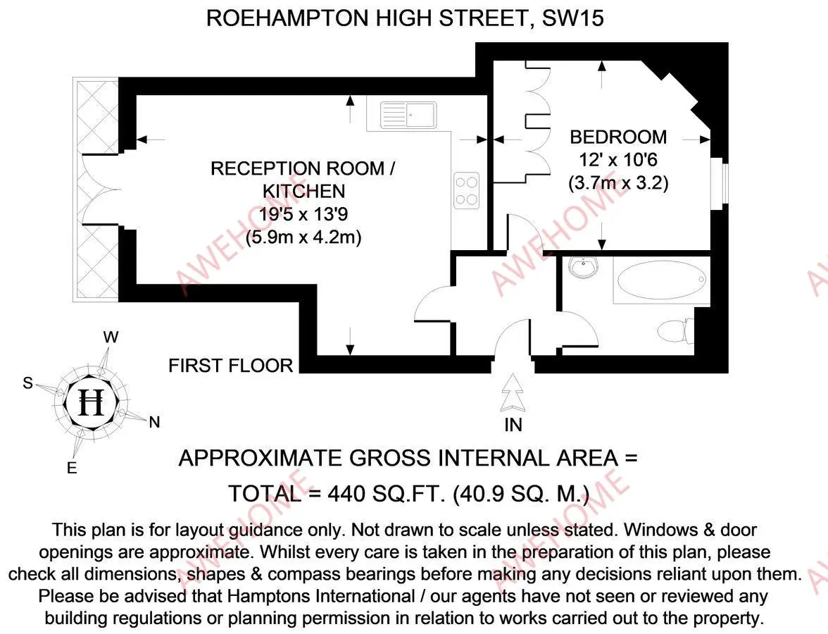 倫敦租房Roehampton High Street SW15 1B