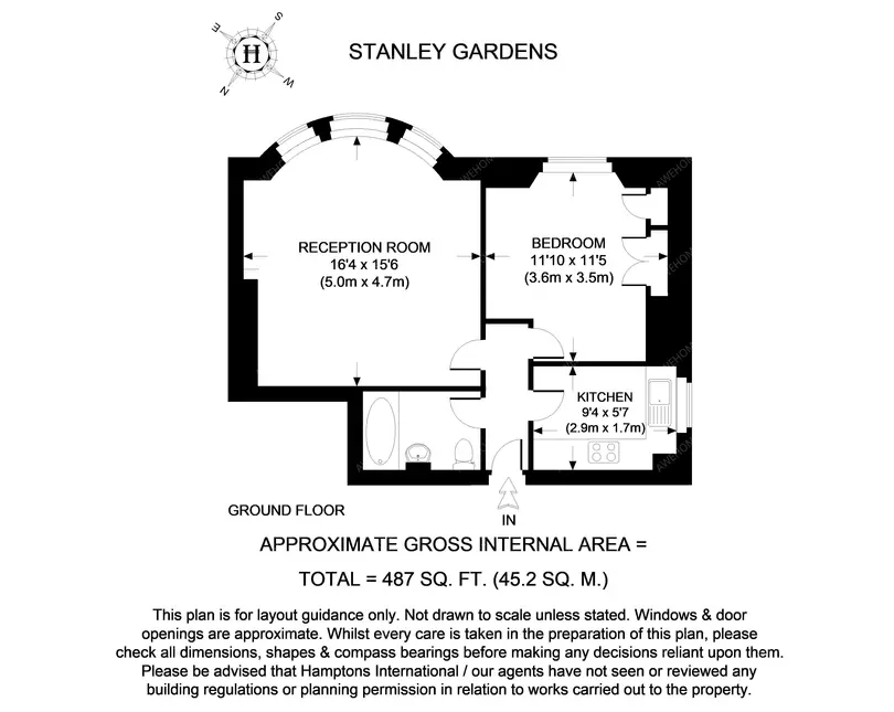 倫敦租房Stanley Gardens 1B