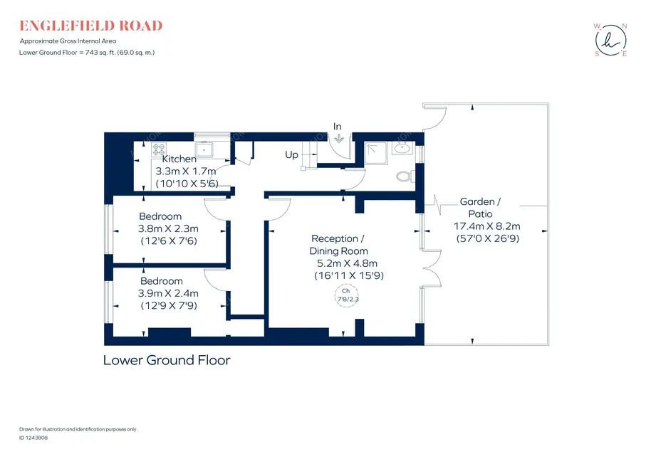倫敦租房Englefield Road 2B