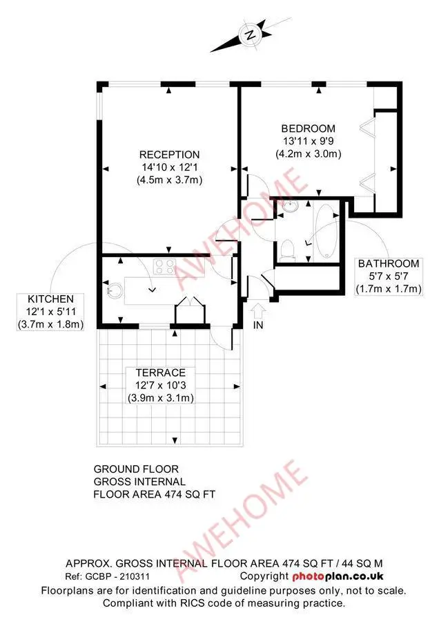 倫敦租房Beaumont Walk 1B