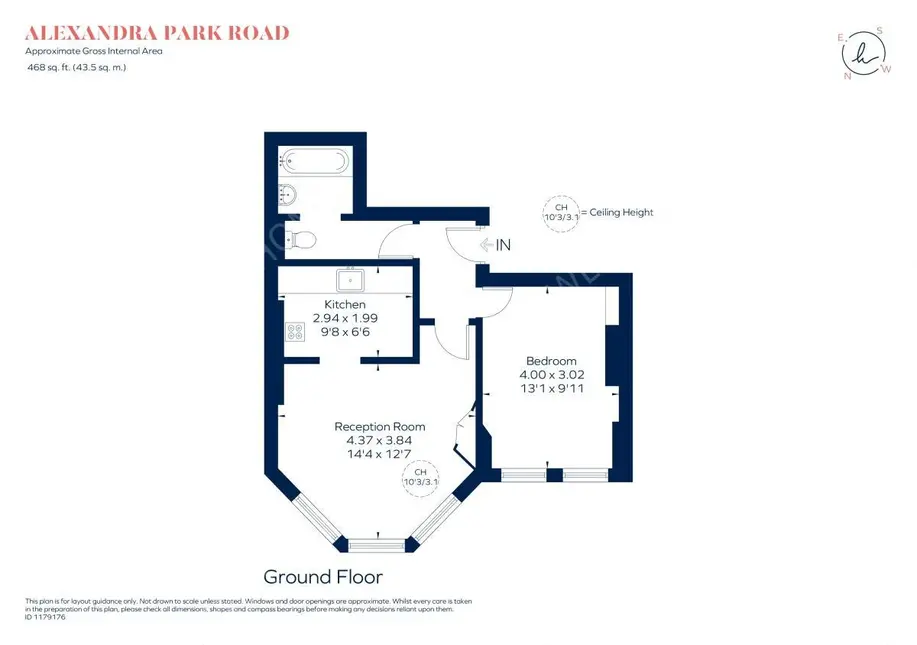 倫敦租房Alexandra Park Road 1B