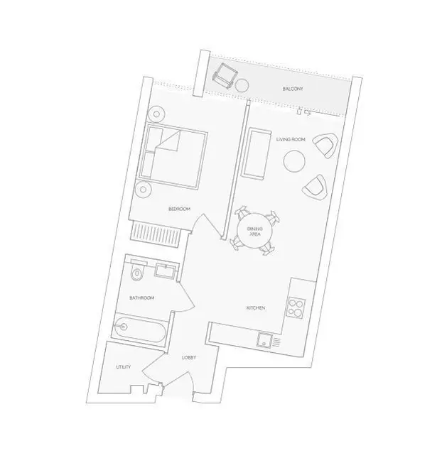 倫敦租房10 Cutter Lane 1B