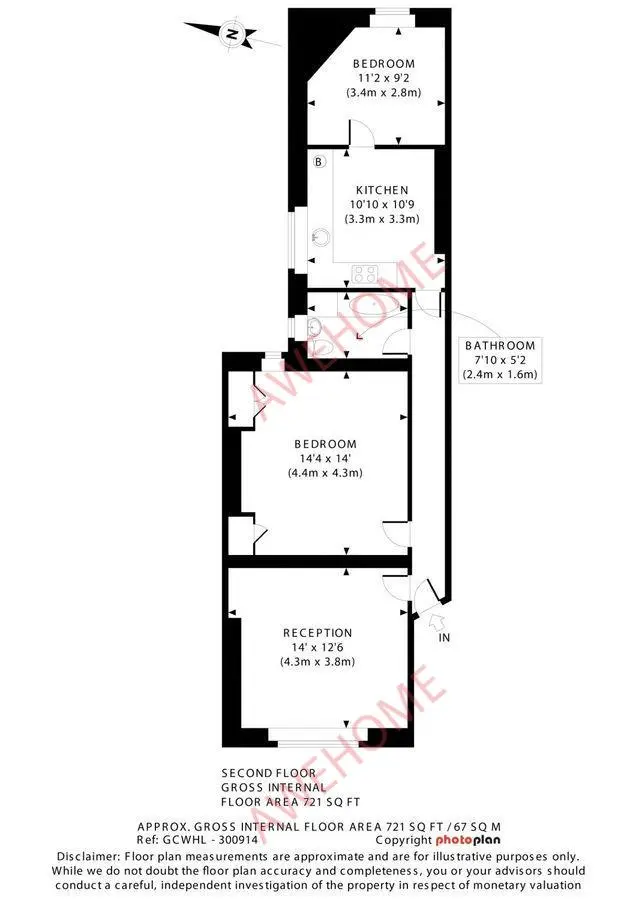 倫敦租房Honeybourne Road 2B