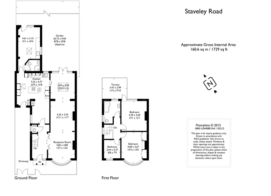 倫敦租房Staveley Road 4B