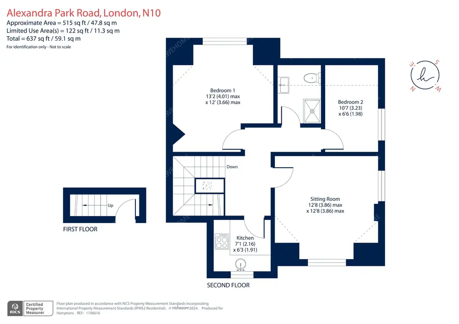 倫敦租房Alexandra Park Road 2B